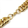 Fashionable 304 Stainless Steel Cuban Link Chain Necklaces LS-STAS-A028-N065G-2