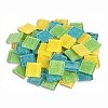 Square Transparent Glass Cabochons GLAA-TAC0007-18B-01-1