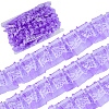 12.5 Yards Double Layers Polyester Lace Trim OCOR-GF0003-11D-1