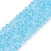 Transparent Glass Beads Strands GLAA-N018-3mm-16-1