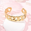 304 Stainless Steel Cuff Bangles for Women BJEW-G749-05G-3