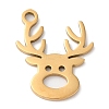 Christmas 201 Stainless Steel Pendants STAS-D053-07G-1