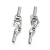 Tarnish Resistant 304 Stainless Steel Lobster Claw Clasps LS-STAS-P146-A09-1.4mm-1