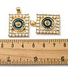 Real 18K Gold Plated Brass Pendants KK-L209-006G-08-3