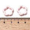 Flower Hollow Glazed Porcelain Bead Frame PORC-A034-09D-3