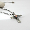 Bohemian Vintage Alloy Cross with Heart Pendant Necklaces FS-WG4EA27-01-2