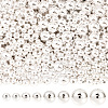 1300Pcs 4 Styles CCB Plastic Beads Sets CCB-PA0001-02S-1