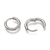 Tarnish Resistant 201 Stainless Steel Huggie Hoop Earrings EJEW-O095-05-19-3