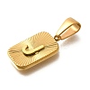 304 Stainless Steel Pendants STAS-S161-01J-G-2