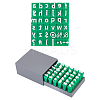 Plastic Lowercase Letter Clay Stamp Sets DIY-WH0750-114A-1