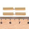 SHEGRACE Brass Tube Beads XGRPCP117-254G-3