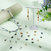 100pcs 5 colors Electroplate Glass Beads EGLA-PH0001-49-5