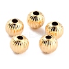 Long-Lasting Plated Brass Beads KK-O133-001C-G-1