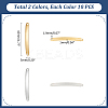 20Pcs 2 Colors 304 Stainless Steel Connector Charms STAS-UN0055-52-3