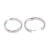 Tarnish Resistant 201 Stainless Steel Huggie Hoop Earrings EJEW-O095-05-31-3
