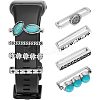 8Pcs Synthetic Turquoise Horse Eye Watch Band Charms FIND-NB0003-22-1