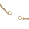 2Pcs 2 Colors 304 Stainless Steel Slider Bracelet Makings AJEW-JB01252-3