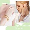 8Pcs Brass Red Enamel Vegetable European Dangle Charms OPDL-BBC0001-03G-02-4