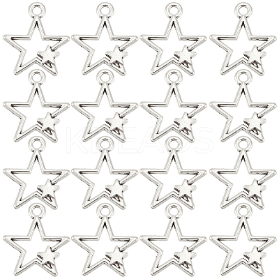 70Pcs Tibetan Style Alloy Pendants TIBEP-SC0003-13-1