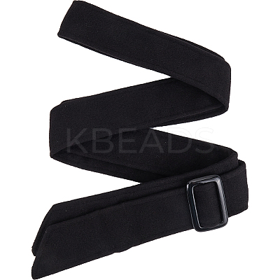 Tie a Knot Cloth Waist Belts with Buckle AJEW-WH20003-08C-1