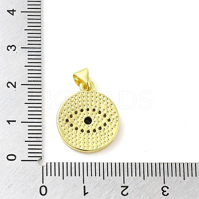 Real 18K Gold Plated Brass Clear Cubic Zirconia Pendants KK-A198-11G-02-1