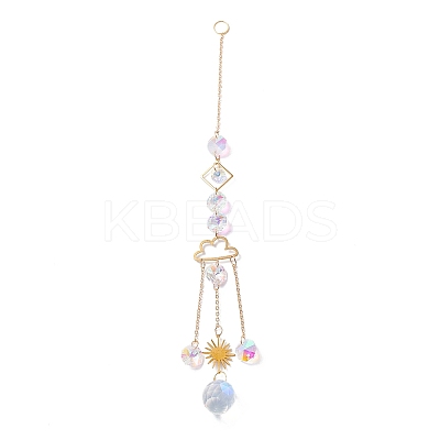 Hanging Crystal Aurora Wind Chimes LS-HJEW-Z003-07-1