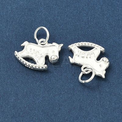 925 Sterling Silver Luck Rocking Horse Charms STER-A050-10S-1