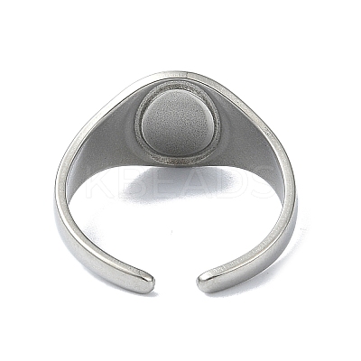 304 Stainless Steel Cuff Rings for Women RJEW-M019-29P-1