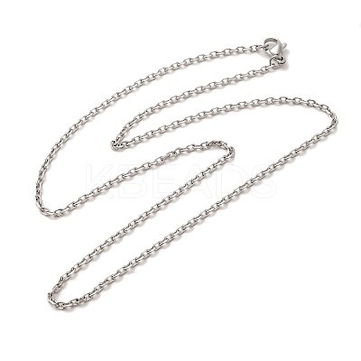 Tarnish Resistant 304 Stainless Steel Necklaces NJEW-F027-40-2mm-1