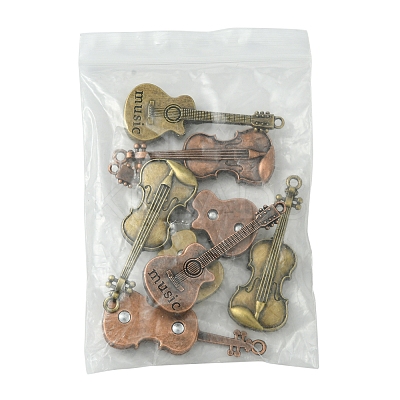 8Pcs 4 Styles Tibetan Style Alloy Pendants FIND-FS0002-60-1