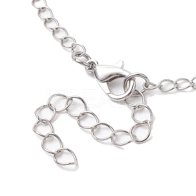 Teacher's Day Brass Cable Chains Necklaces NJEW-JN04692-1