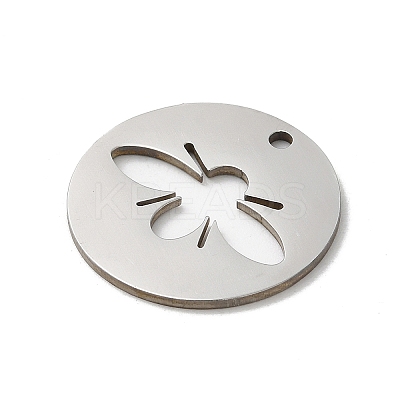 Non-Tarnish 201 Stainless Steel Pendants STAS-E206-02P-01-1