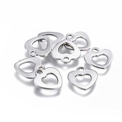 Tarnish Resistant 201 Stainless Steel Hollow Charms LS-STAS-F207-35P-1