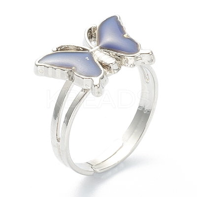 Adjustable Iron Finger Rings RJEW-B032-03P-1