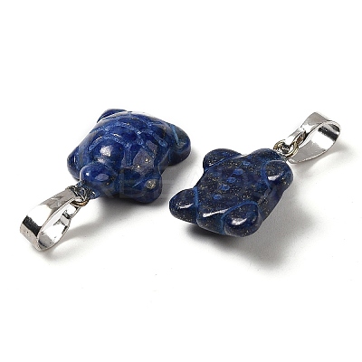 Dyed Natural Lapis Lazuli Pendants G-F758-A07-P-1