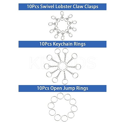 DIY Keychain Making Kit DIY-YW0007-69-1
