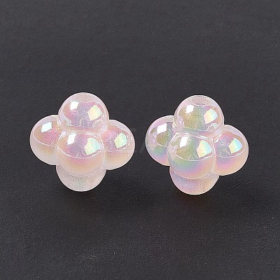 Opaque Acrylic Beads OACR-C009-04C-1