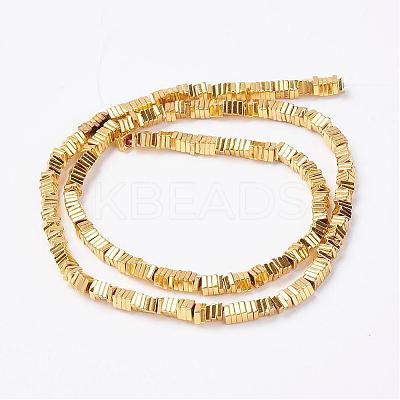 Non-magnetic Synthetic Hematite Heishi Beads Strands G-P262-22-G-1