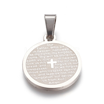 Non-Tarnish 304 Stainless Steel Pendants X-STAS-I131-10P-1