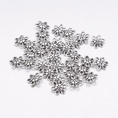 Tibetan Style Alloy Flower Pendants X-LF1006Y-1