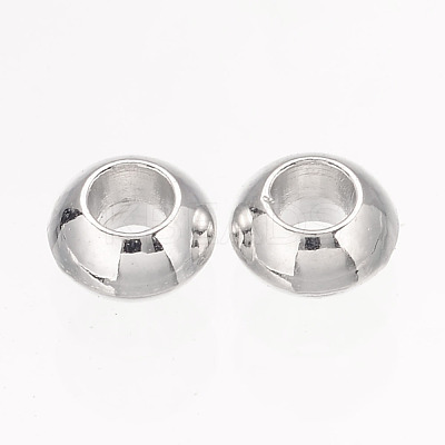 Rondelle Tibetan Silver Spacer Beads AB937-NF-1