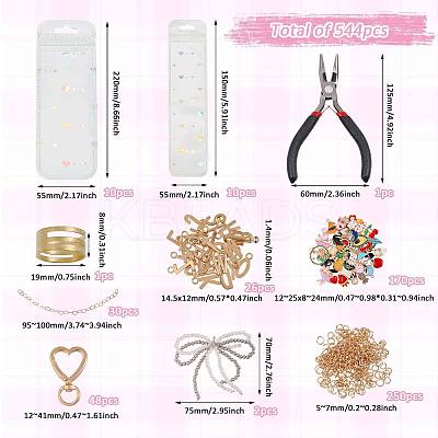 DIY Keychain Kit DIY-WH0349-587A-1