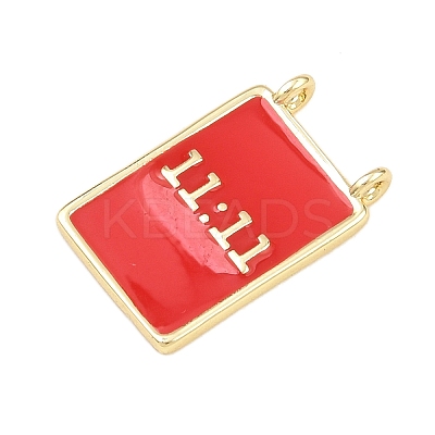 Brass Enamel Pendants KK-L251-01G-C-1