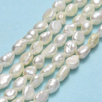 Natural Cultured Freshwater Pearl Beads Strands LS-PEAR-A005-16-1