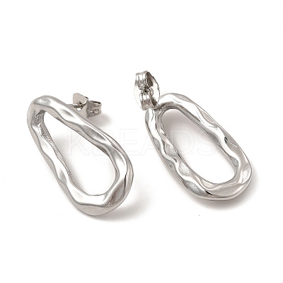 Non-Tarnish 304 Stainless Steel Stud Earrings for Women EJEW-I281-38P-1