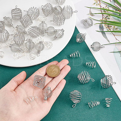 60Pcs 3 Style Alloy Pendant FIND-PH0004-36-1