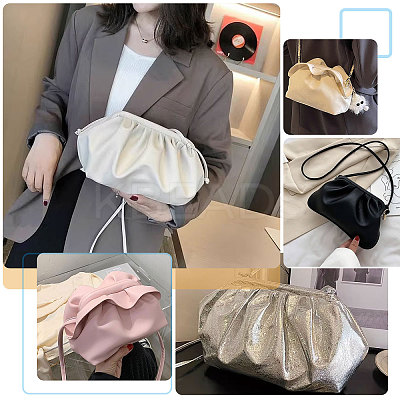Zinc Alloy Tube Bag Flex Frames DIY-WH0581-47B-1