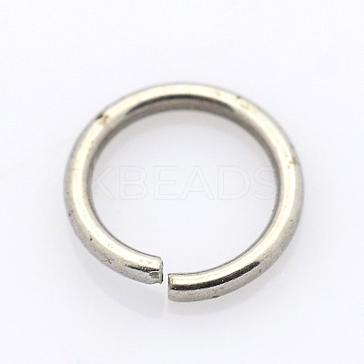 Tarnish Resistant 304 Stainless Steel Open Jump Rings LS-STAS-E067-04-6mm-1
