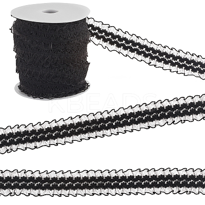 1 Roll Knitted Fish Line Nylon Elastic Lace Trim OCOR-GF0003-72B-1