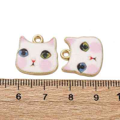 Alloy Enamel Pendants ENAM-V002-04G-06-1